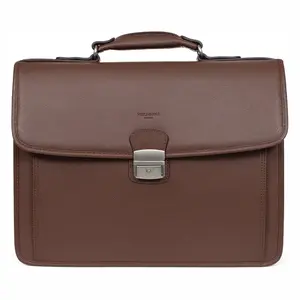 Celokožená pánska aktovka Hexagona Lord - hnedá