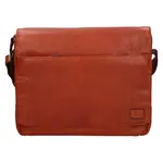 Pánska kožená taška cez rameno Lagen Noes - koňak