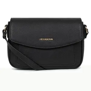 Dámska crossbody kabelka Hexagona Aitana - čierna