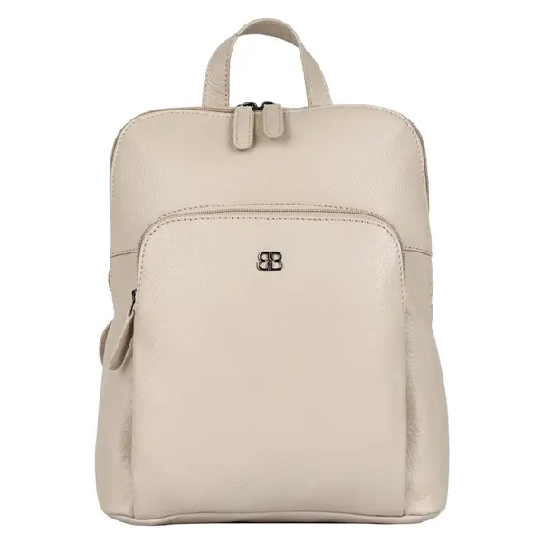 Dámsky kožený batoh Bellicci Candence - béžová