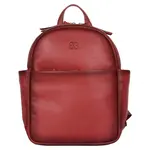 Dámsky kožený batoh Bellicci Parias - červená