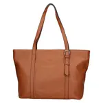 Elegantná dámska kožená kabelka Katana Irnise - koňak