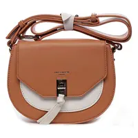 Dámska crossbody kabelka David Jones Tamara - oranžovo-hnedá