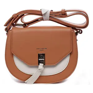 Dámska crossbody kabelka David Jones Tamara - oranžovo-hnedá