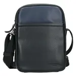 Pánska taška na doklady Hexagon Augusto - čierno-modrá