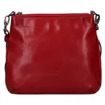 Dámska kožená crossbody kabelka Marta Ponti Lenna - červená