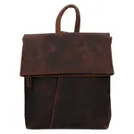 Kožený batoh HGL Town - hnedá