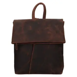 Kožený batoh HGL Town - hnedá