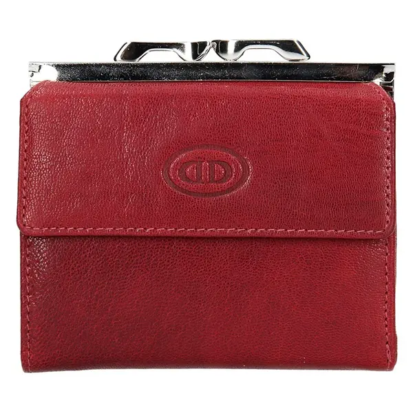 Dámská kožená peněženka DD Anekta Linda - červená