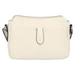 Kožená dámská crosbody kabelka Katana Rezza - béžová