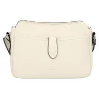 Kožená dámská crosbody kabelka Katana Rezza - béžová