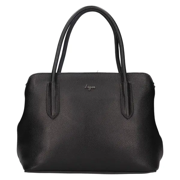 Dámská kožená kabelka Lagen Dorthe - černá