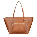 Dámská kožená kabelka Facebag 2v1 - hnědá