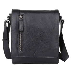 Pánská kožená taška přes rameno Sparwell Kenny - černá