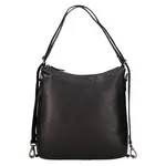 Dámská kožená kabelko-batoh The Chesterfield Brand Letizia - černá