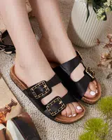 Resti Royalfashion Women's flip-flops with buckles Monenas