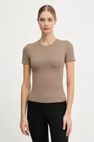 Tričko P.E Nation Foundation dámské, béžová barva, 243T257