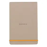 Zápisník Rhodia s pevnými deskami 9x14cm – Rose smoke
