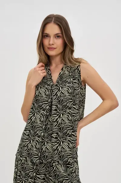 Marisse Black Viscose Shirt