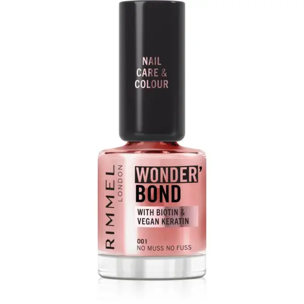 Rimmel Wonder'Bond lak na nehty odstín 001 No Muss No Fuss 12 ml