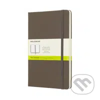 Moleskine - hnedý zápisník (stredný, čistý)