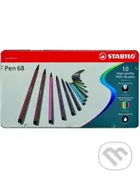 Prémiový vláknový fix STABILO pen 68 v kovovom púzdre