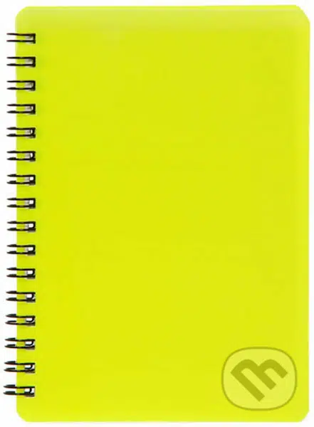 Plastic blok NEON žlutý A6