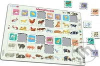 MemoPuzzle: Domáce zviratká a mlaďatá GP11 - puzzle z kategorie Naučné puzzle