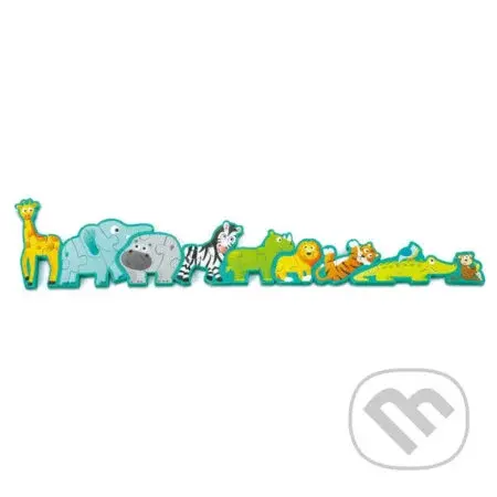 Drevené puzzle - Zvieratká a abeceda