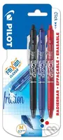 Sada 3 kusov Rollerrov FriXion Ball Clicker, 0.7  čierna, červená a modrá farba