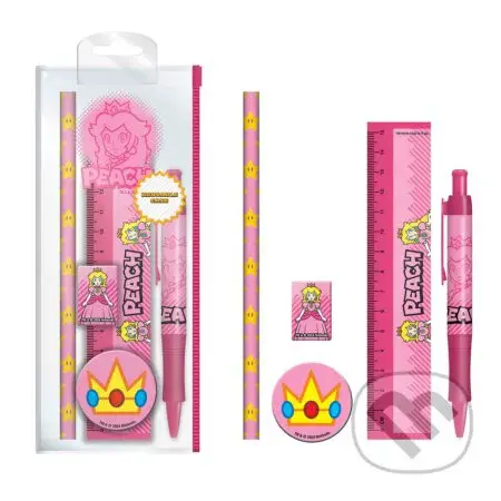Super Mario Školský set - Princezná Peach