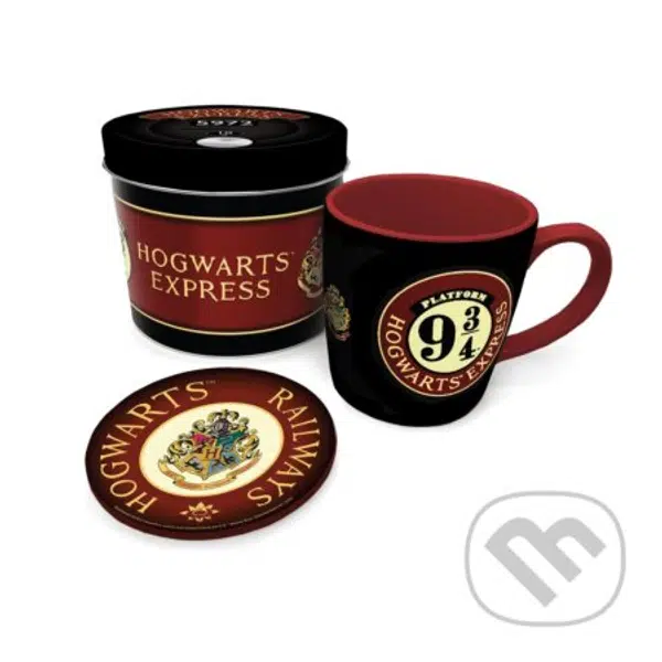 Harry Potter darčekový set - 9 a 3/4 (hrnček a podtácok)