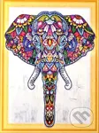 Diamantový obrázek 7D - Slon 30x40cm