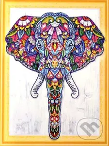 Diamantový obrázek 7D - Slon 30x40cm