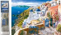 Diamantové malování - Santorini (30x40cm)