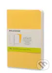 Moleskine - Volant - dva žlté zápisníky (malé, mäkká väzba, čisté (sada 2 ks zápisníkov))