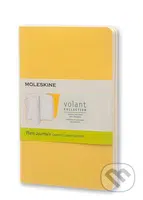Moleskine - Volant - dva žlté zápisníky (malé, mäkká väzba, čisté (sada 2 ks zápisníkov))