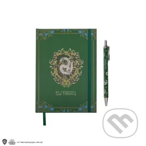 Harry Potter set Zápisník a pero - Slizolin