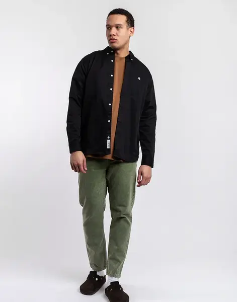 Carhartt WIP L/S Madison Shirt Black/White L