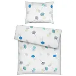 Esposa POVLEČENÍ, krep, modrá, zelená, 140/200 cm