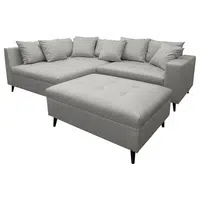 MID.YOU ROHOVÁ SEDAČKA, textil, šedá