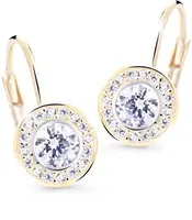 Cutie Jewellery Něžné náušnice s třpytivými zirkony Z8028-50-10-X-1