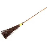 Set karneval - Čarodějnické koště 100 cm bambus + roští