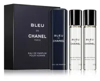 Chanel Bleu De Chanel - EDP 20 ml (plnitelný flakon) + náplň 2 x 20 ml