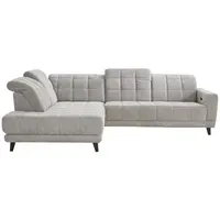 Xora ROHOVÁ SEDAČKA, textil, šedá