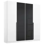 Rauch Möbel ŠATNÍ SKŘÍŇ S OTOČNÝMI DVEŘMI, antracitová, bílá, 181/210/54 cm