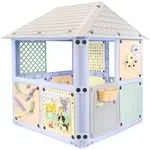 Mochtoys - Dětský zahradní domeček 6v1 oranžový