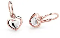 Cutie Jewellery Dětské bicolor náušnice Srdíčka C1604-10-X-R4