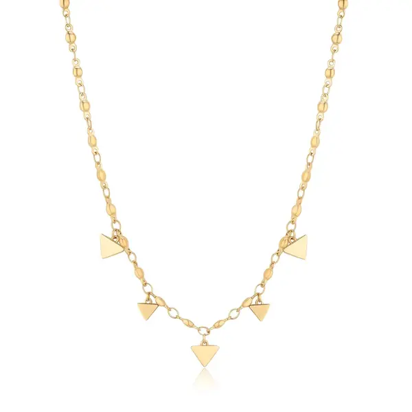 S'Agapõ Pozlacený ocelový náhrdelník s přívěsky Elysium SUM04