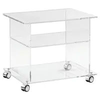 Xora KOMODA POD TELEVIZI, čiré, 60/51/45 cm